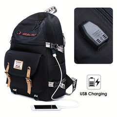 Soft Travel Backpack Waterproof Sports Backpack USB Charging Port
