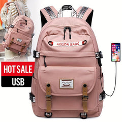 Soft Travel Backpack Waterproof Sports Backpack USB Charging Port
