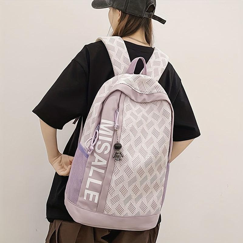 Large Capacity Pattern Print Backpack L