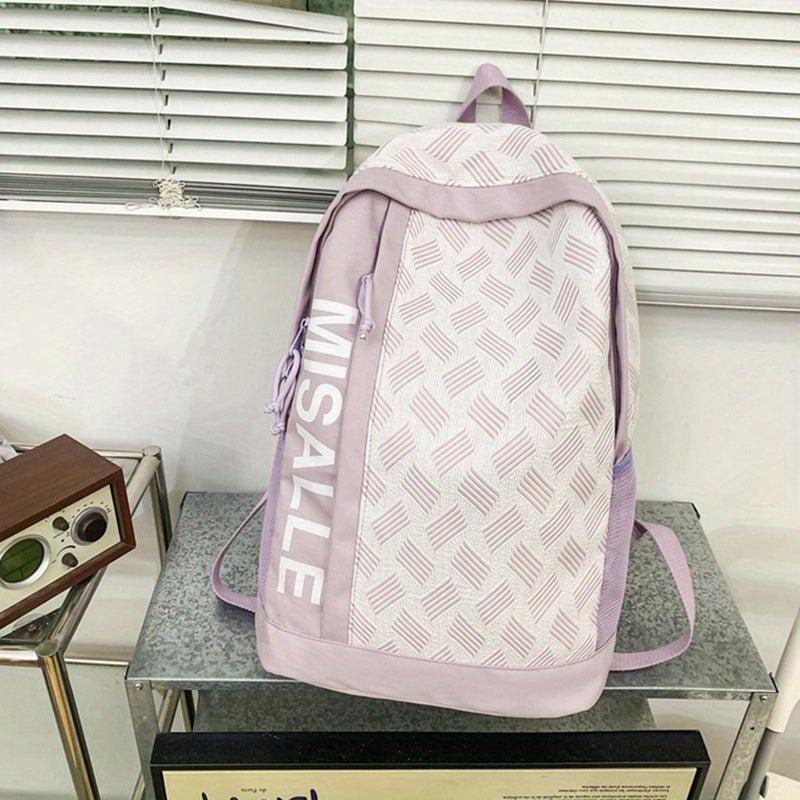 Large Capacity Pattern Print Backpack L
