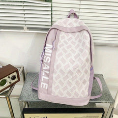 Large Capacity Pattern Print Backpack L