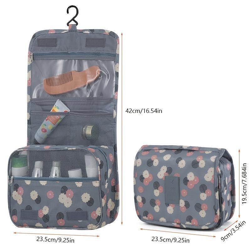 Portable Hanging Toiletry Bag with Hook Travel Storage Bag