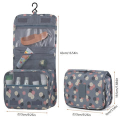 Portable Hanging Toiletry Bag with Hook Travel Storage Bag