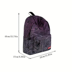 Tropical Rainforest Print Backpack Large Capacity