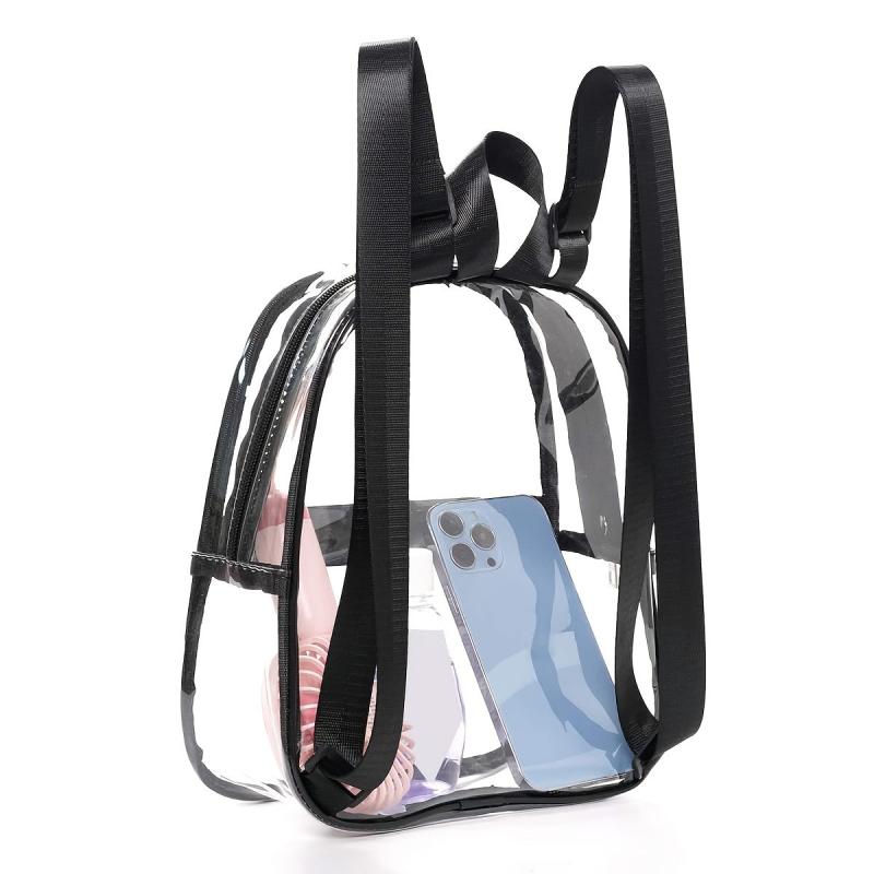 Transparent Waterproof PVC Backpack Lightweight Portable Bag