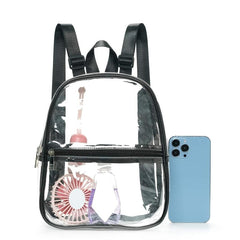 Transparent Waterproof PVC Backpack Lightweight Portable Bag
