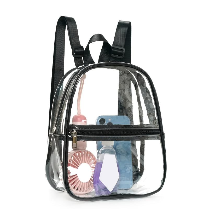 Transparent Waterproof PVC Backpack Lightweight Portable Bag