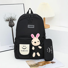 Large Capacity Tooling Backpack Retro Schoolbag