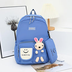 Large Capacity Tooling Backpack Retro Schoolbag