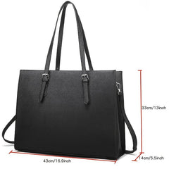 Waterproof Lightweight PU Leather Computer Bag
