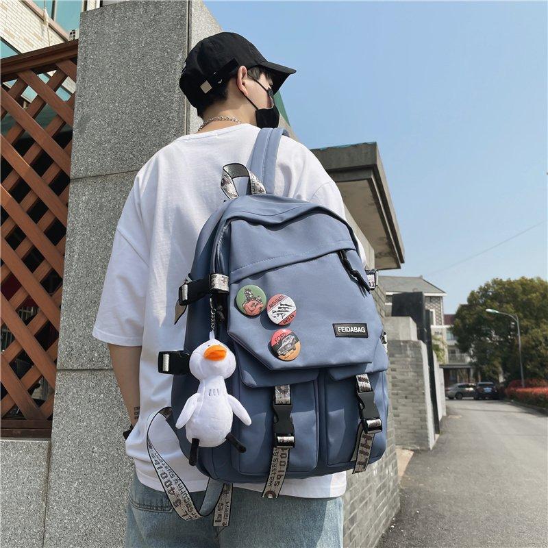 Versatile Large Capacity Nylon Backpack