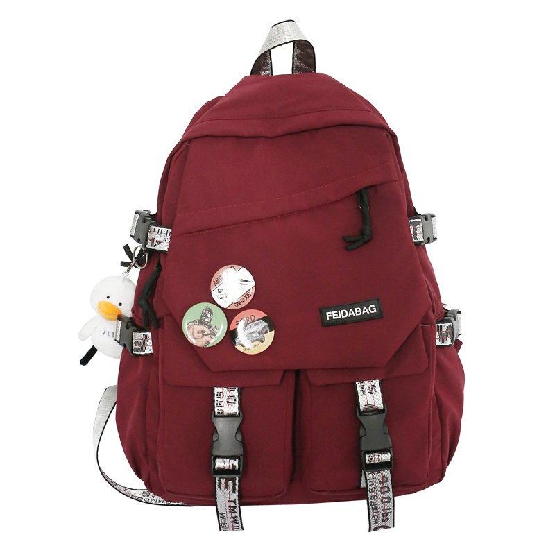 Versatile Large Capacity Nylon Backpack