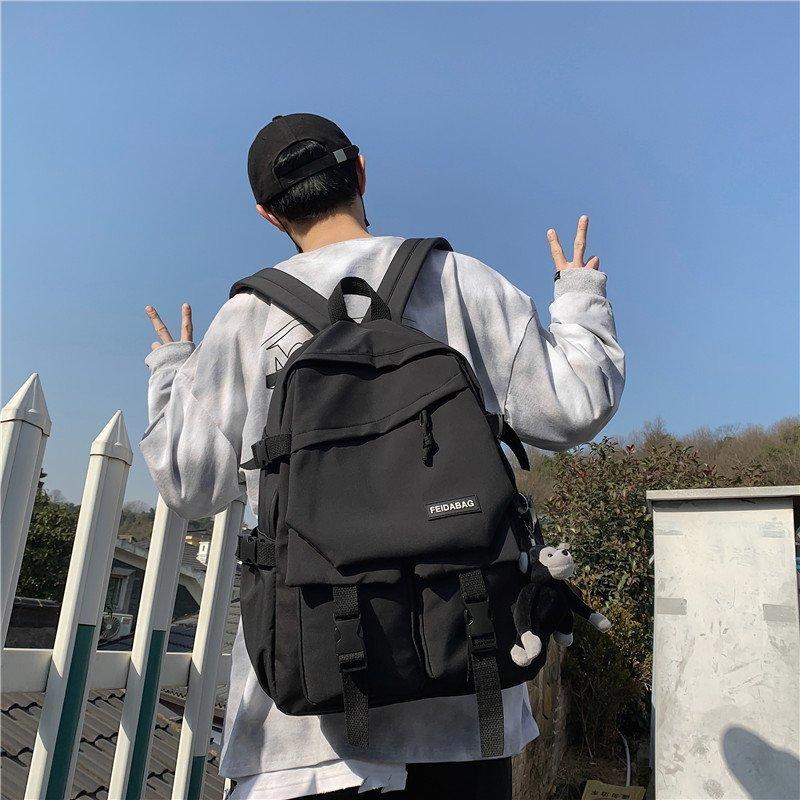 Versatile Large Capacity Nylon Backpack