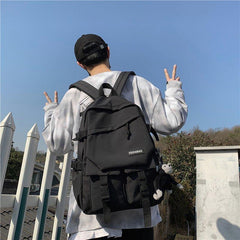 Versatile Large Capacity Nylon Backpack