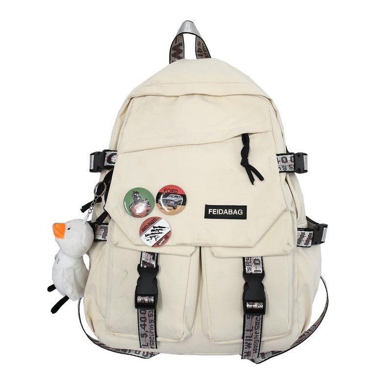 Versatile Large Capacity Nylon Backpack