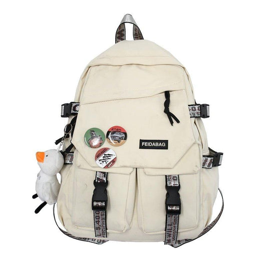 Versatile Large Capacity Nylon Backpack