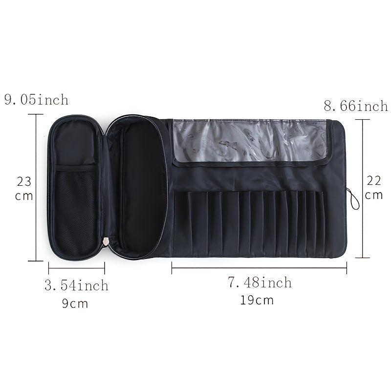 Makeup Bag Women's Cosmetic Brush Bag Travel Organizer Makeup Brushes Fold Tools