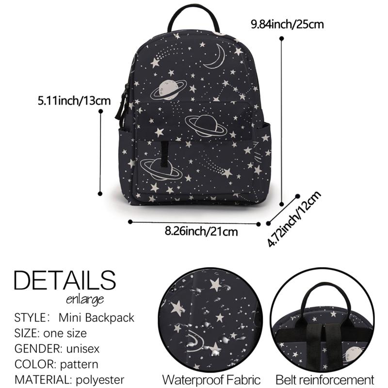 Casual Planet Mini Backpack School Bag Travel Backpack