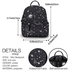 Casual Planet Mini Backpack School Bag Travel Backpack