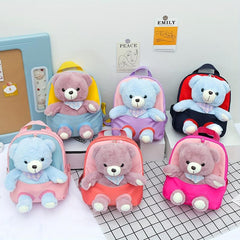 Kids Bear School Bag Ultralight Doll Bear Backpack