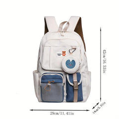 Large Capacity Student Backpack Anti Splash Fabric