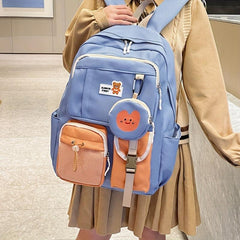 Large Capacity Student Backpack Anti Splash Fabric