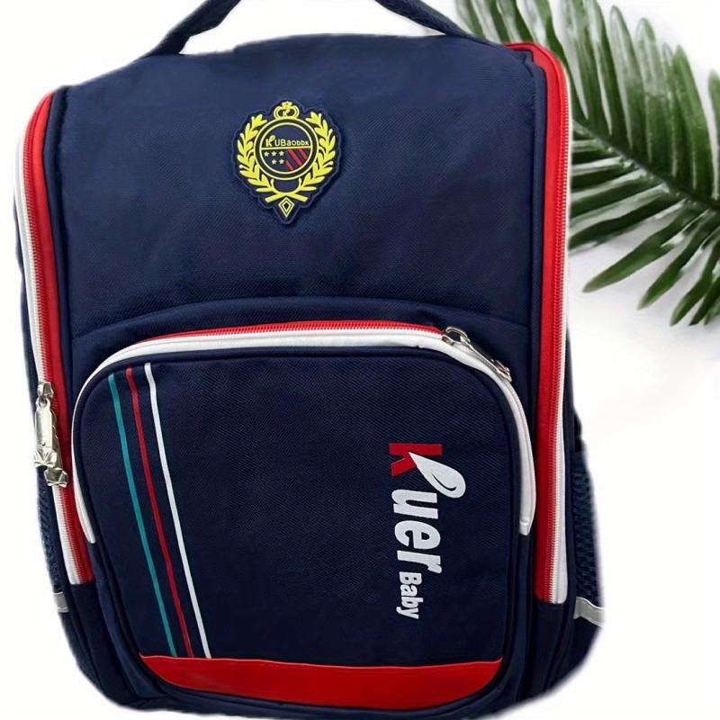 Causal Contrast Children's Backpack Adjustable Straps Boys And Girls Backpack