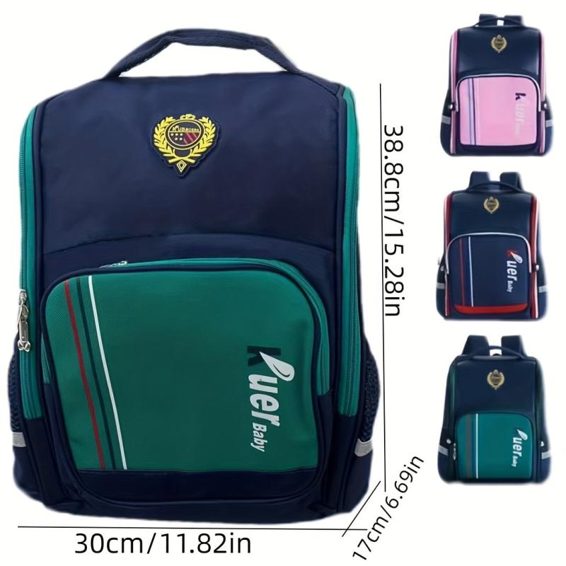 Causal Contrast Children's Backpack Adjustable Straps Boys And Girls Backpack