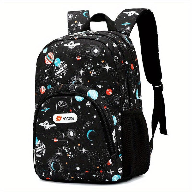 Kids Graffiti Backpack Large Capacity School Bag