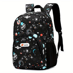 Kids Graffiti Backpack Large Capacity School Bag