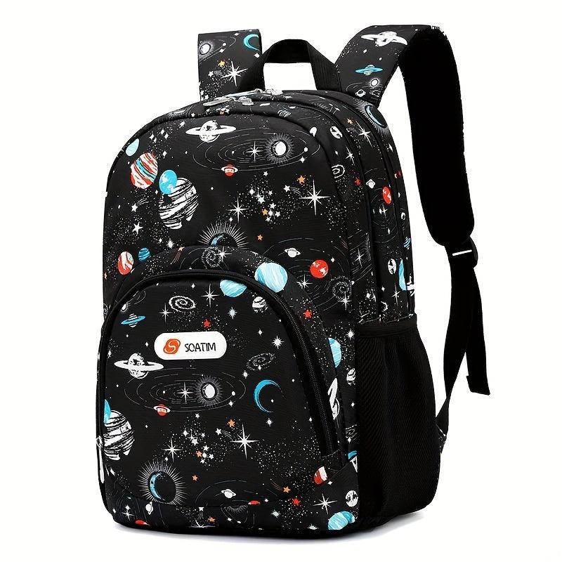 Kids Graffiti Backpack Large Capacity School Bag