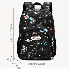 Kids Graffiti Backpack Large Capacity School Bag