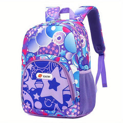 Kids Graffiti Backpack Large Capacity School Bag