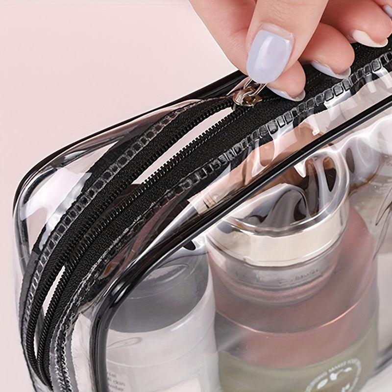Clear PVC Beach Bag Makeup Toiletry Travel Storage Waterproof