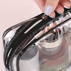Clear PVC Beach Bag Makeup Toiletry Travel Storage Waterproof