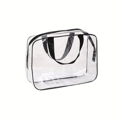 Clear PVC Beach Bag Makeup Toiletry Travel Storage Waterproof