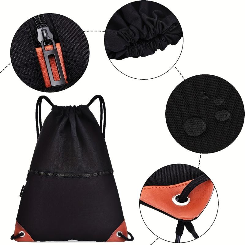 Water Resistant Drawstring Backpack for Gym Sport