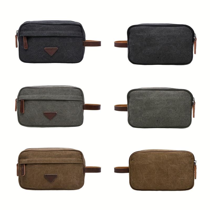 Portable Casual Canvas Travel Storage Bag Toiletry Bag