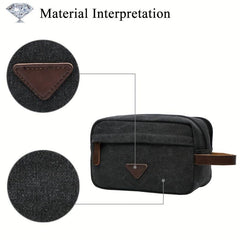 Portable Casual Canvas Travel Storage Bag Toiletry Bag