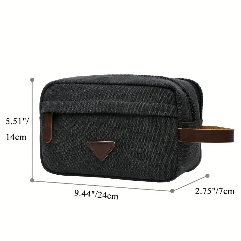 Portable Casual Canvas Travel Storage Bag Toiletry Bag