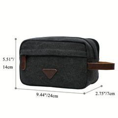 Portable Casual Canvas Travel Storage Bag Toiletry Bag