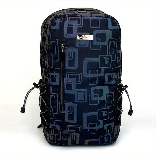 Casual Reflective Backpack 35 56 cm School Bag with Laptop Pocket