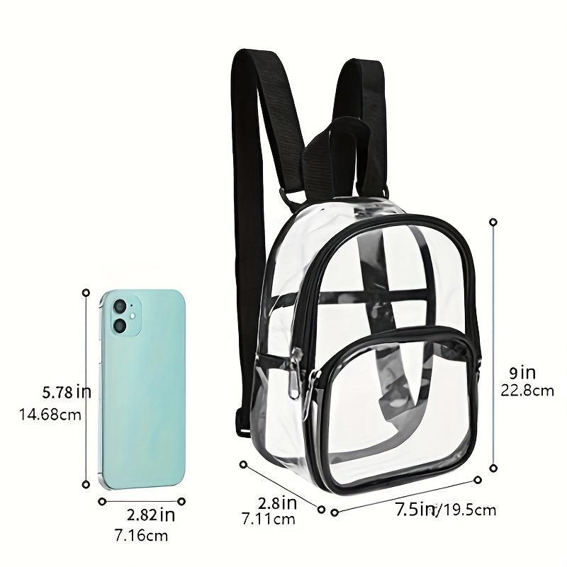 Waterproof Mini Travel Backpack PVC Transparent Bag