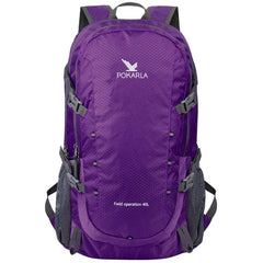 Purple Foldable Backpack Lightweight Travel Bag