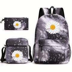 3pcs Outdoor Sports Travel Backpack Set Large Capacity Student Backpack