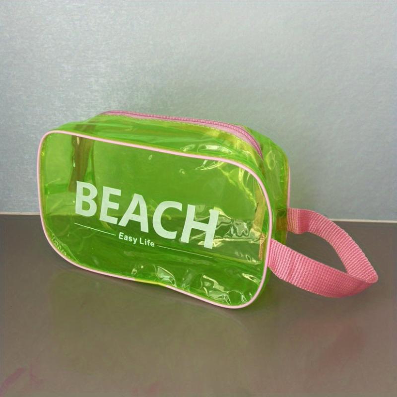 Transparent Waterproof Wash Bag Portable Travel Pvc Makeup Supplies Storage Bag