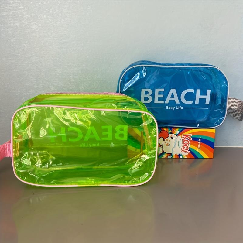 Transparent Waterproof Wash Bag Portable Travel Pvc Makeup Supplies Storage Bag
