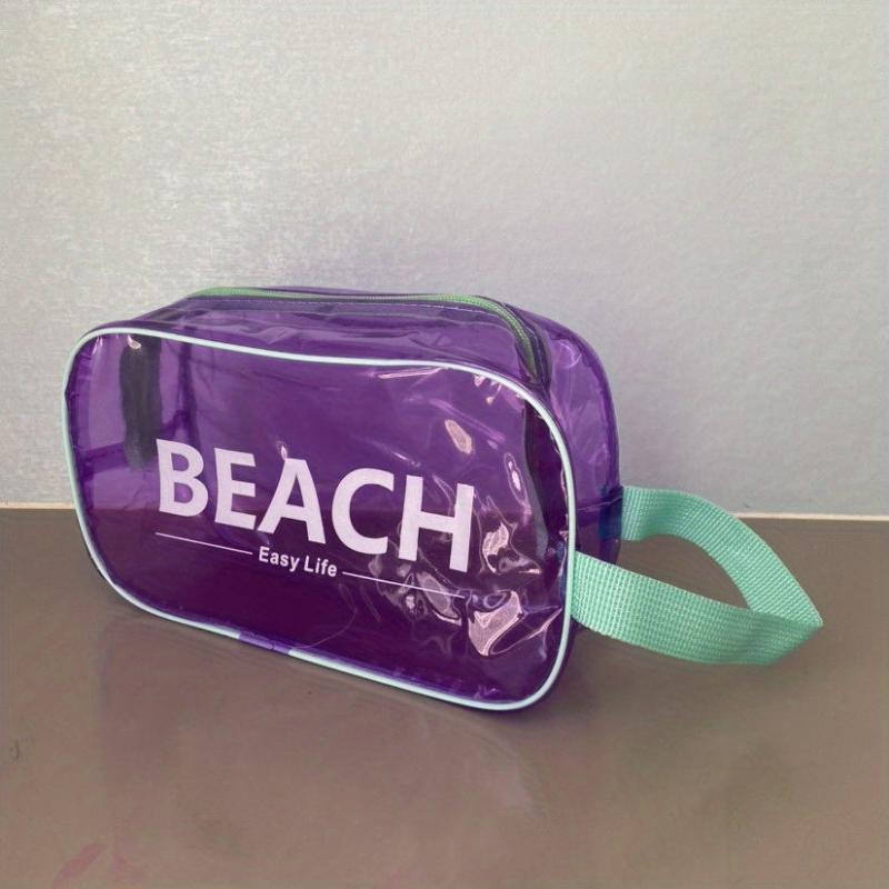 Transparent Waterproof Wash Bag Portable Travel Pvc Makeup Supplies Storage Bag