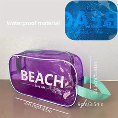 Transparent Waterproof Wash Bag Portable Travel Pvc Makeup Supplies Storage Bag