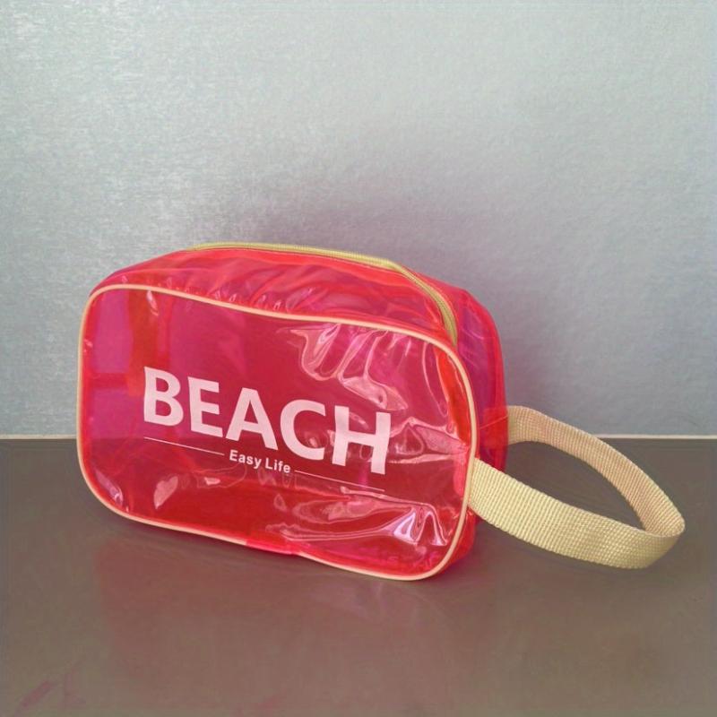 Transparent Waterproof Wash Bag Portable Travel Pvc Makeup Supplies Storage Bag